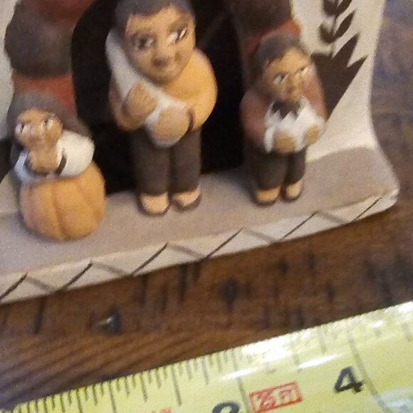 Clay Terra Cotta Pottery Peru Peruvian Church Folk Art ~ minor damage - Picture 4 of 6